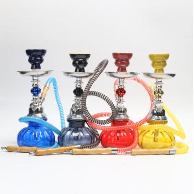 China Mini glass hookah shisha flavor shisha hubble bubble smoking narguile cheap portable shisha hookah eco-friendly for sale