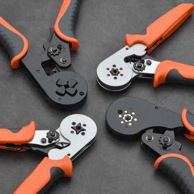 China Clipping & Unshielded Stripping Tape Cables Terminal High Quality Electric Manual Manual Crimping Tools Self Adjusting Pliers for sale