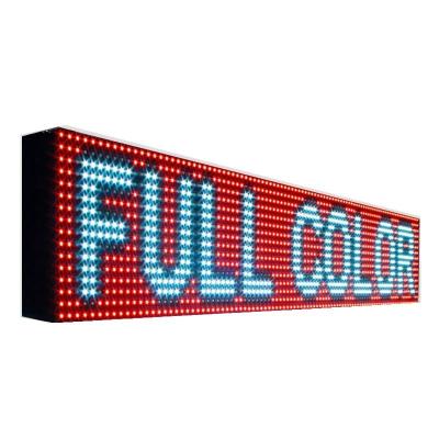 China Outdoor Programmable Led Sign P10mm Full Color Outdoor High Resolution Display Scrolling Electronic Message Board for sale