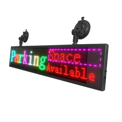 China Indoor Led Display High Brightness Custom Outdoor Advertising Led Display Programmable Car Led Sign Message Display Screen Wall for sale