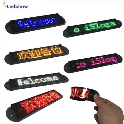 China indoor iledshow recharge electronic flexible led display led mobile message display led gift for sale