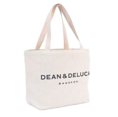 China Foldable Thick Cotton Tote Shopping Bag For Reclycled Women Cheap Reusable Wholesale Grocery Canvas Eco Friendly Promotion for sale