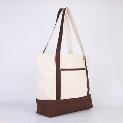 China Reclycled Organic Multifunctional College Fashion Large Capacity Soft Travel Tote Bag for sale