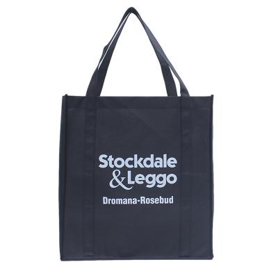 China Wholesale Custom Large Capacity Reclycled Logo Printing Eco-friendly Nonwoven Shopping Bag With Handle for sale