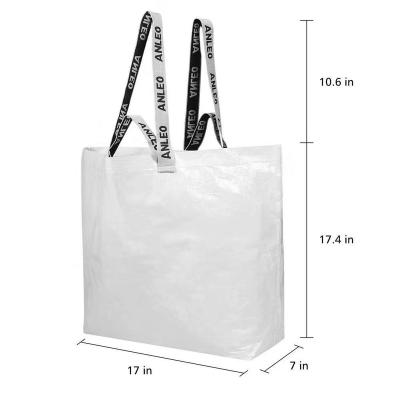 China Reclycled Factory Supply Manufacturer PP Woven Bags Recyclable Customized Print For Purchasing for sale