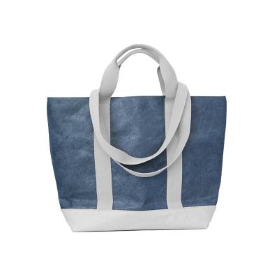 China Dupont 2021 New Style Recyclable Large Capacity Tyvek Maniac Large Capacity Durable Paper Tote Shopping Bag For Promotional for sale