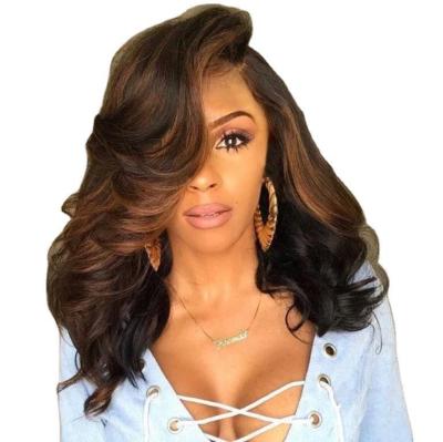 China Wholesale Deep Wave Brazilian 100% Density Hair Wigs For Women Front Wig for sale