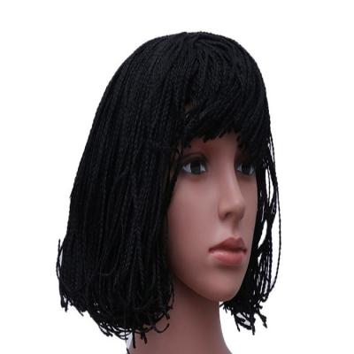 China China factory big deep good price short wave pixie cut curly hair wig 100 percent for black women hair for sale