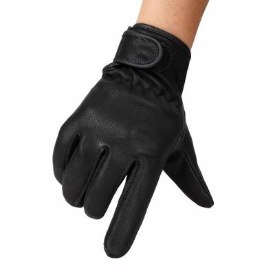 China Genuine Leather Repair Work Gloves For Mens Winter Training / Dressing Gloves for sale