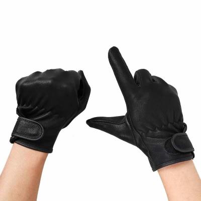 China Genuine Leather Lambskin Repair Work Gloves For Mens Winter Training / Dressing Gloves Made With Leather for sale