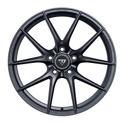 China Popular Hot Selling 66.56mm 5x112 Aluminum Flow-Shaped Wheels Matte Black Car Hubcap for sale