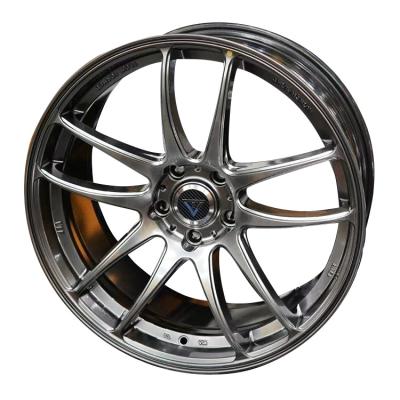 China High Standard 2022 Aluminum 18x8.0 Flow-Shaped Hyper Black Wheels Aluminum Alloy Wheels for sale