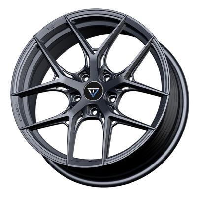 China Hot sale gunmetal 5x108 alloy wheels classic high standard aluminum flow-shaped wheels for sale