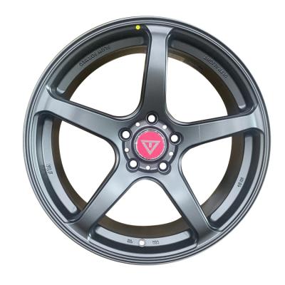 China Factory supplier 5x114.3 hyper aluminum alloy black wheels suitable for new car modification alloy wheels for sale