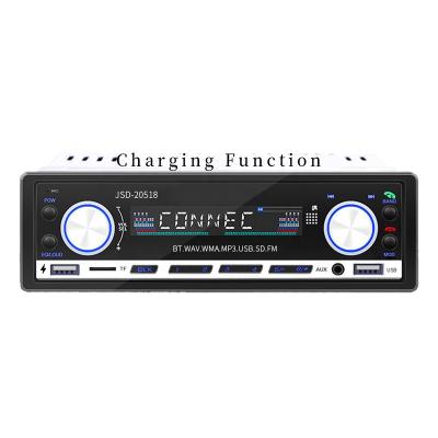 China High power 20158 double U small volume knob double small card/AUX fit function FM/USB/TF car MP3 BT fast charging player for sale