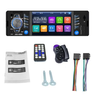 China SHIYANG manufacturer mobile phone stereo interconnect 4 inch screen 12V radio with steering wheel control BT car mp5 player 5888 for sale