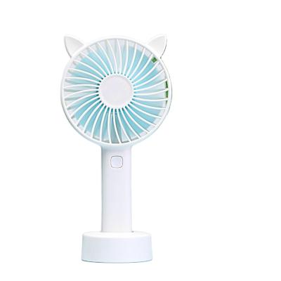 China Plastic Mini Usb Rechargeable Fan Air Cooling Natural Portable Handheld Fan Wholesale Air Cooler Wind Fan Personal Outdoor USB Fan for sale