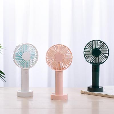 China Multifunctional Mini Fan Trends 2022 USB Rechargeable Mini Fan 3 Speed ​​Smart Electric Hand Fan With Pedestal Air Circulating Fans for sale