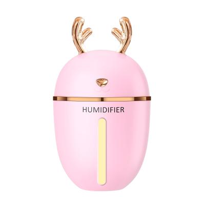 China Factory Hot Selling Mini Smart Car USB Air Humidifier 450ML Portable Home Rechargeable Ultrasonic Aroma Diffuser for sale