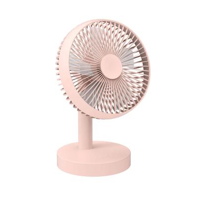 China 7 Inch Adjustable USB Desk Fan Portable Home Appliances 2 Setting Quiet Operation 5V Mini Desk Fan 90 Rotation With USB Cable for sale