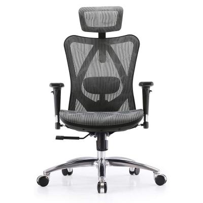 China (Height)Adjustable Ergonomic Adjustable Office Chair with 3D Arm Rests and Lumbar Support High Back with Breathable Mesh Seat Cushion for sale