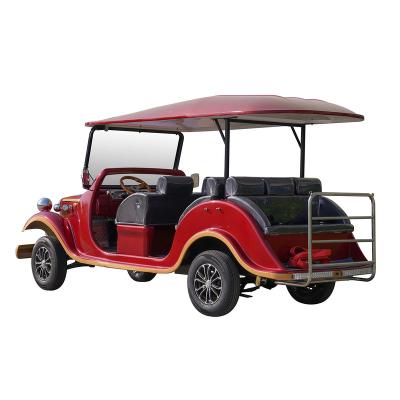 China 6seats Electric Classic Sightseeing Car Fy-Gd-6c-W Vintage Luxury Sightseeing Car With CE Certificate for sale