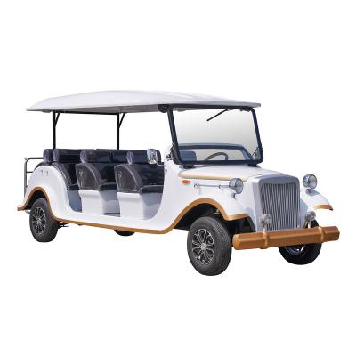 China 6seats Fy-Gd-6c Classic Vintage Electric Sightseeing Car Luxury Sightseeing Car With CE Certificate for sale