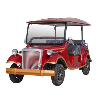 China 6seats Electric Classic Sightseeing Car Fy-Gd-6c-W Vintage Luxury Sightseeing Car With CE Certificate for sale