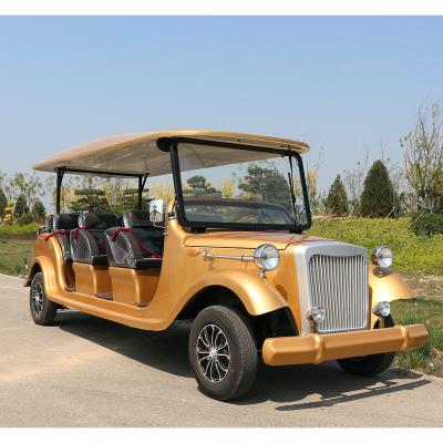 China 6seats Fy-Gd-6c Classic Vintage Electric Sightseeing Car Luxury Sightseeing Car With CE Certificate for sale