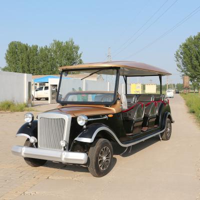 China 6seats Fy-Gd-6c Classic Vintage Electric Sightseeing Car Luxury Sightseeing Car With CE Certificate for sale