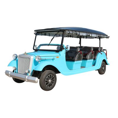 China 6seats Electric Classic Sightseeing Car Fy-Gd-6c-W Vintage Luxury Sightseeing Car With CE Certificate for sale