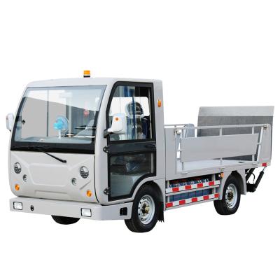 China Deluxe Electric Trash Dump Truck With Closed Cab E Transportain Machines For Environmental Sanitation Worker for sale