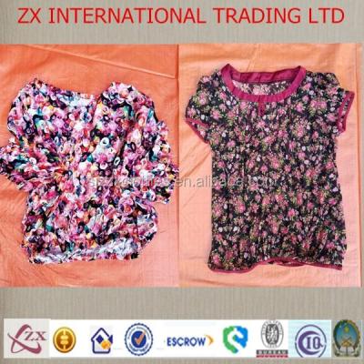 China International second-hand apparel used clothes apparel lady silk blouse of turkey style buy used clothes for sale