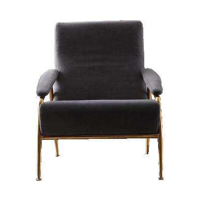 China Luxury Simple Color Chaise Longue Factory Price Solid Sofa Chair Single Arm Leisure Lounge Arm Chaise Longue Modern Sofa Chair for sale