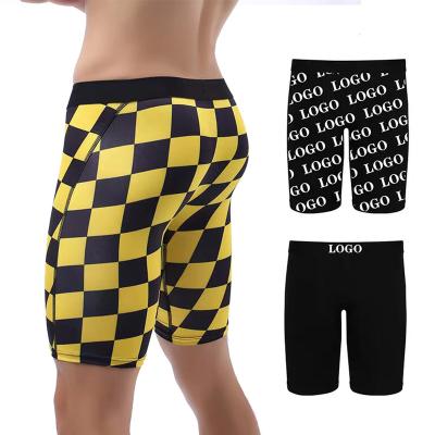 China Custom Made Antibacterial Printed Plus Size S-3xl High Quality Men's Underwear OEM Custom Boxing Boxers for sale