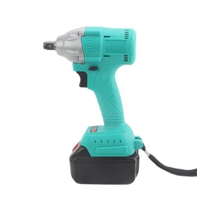 China 128V Electric Torque Wrench Brushless Adjustable Electric Cordless Impact Wrench Rechargeable Cordless Drill Rechargeable Impact Wrench For Tires for sale