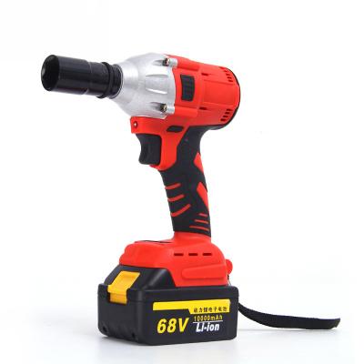 China Industry 68V Li-ion Battery Power Impact Drill Socket Wrench Brushless Adjustable Electric Cordless Torque Wrench Impact Wrench For Tires for sale