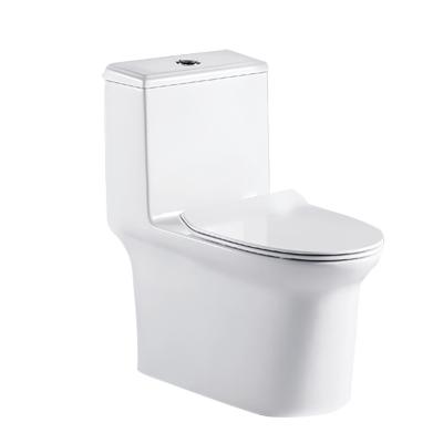 China China Manufacturer Supply Strap Sanitaryware Sanitaryware Toiletries Price Middle East Ceramic Double-Flow One-Piece Siphonic Toilet for sale