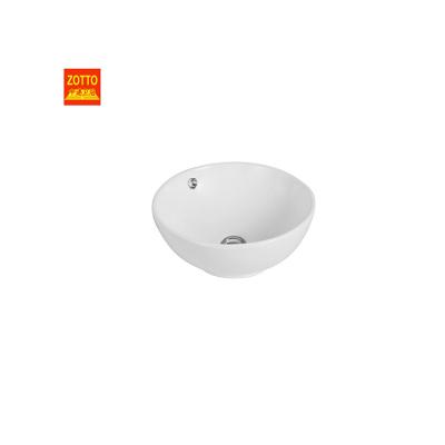 China China Supplier Easy Clean Wash Basin No Hole Wash Basins Roll Round Countertop Wash Basin Worktop Sink Art Basin for sale