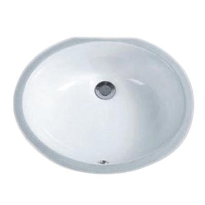 China Bestselling Easy Clean No Hole Wash Basin Goes Under Oval Undercounter Sink Counter Shape Ceramic Basin Round Circular Ceramic Sink for sale