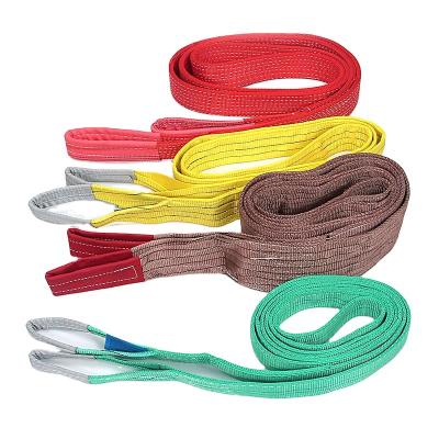 China High Tension Webbing Sling For Lifting Heavy Duty Polyester Webbing Sling For Lifting for sale