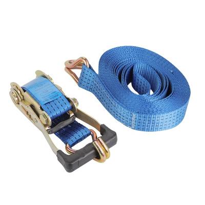 China Manufacturing Cargo Lashing Strap Linyi Fengte Lashing Cargo Truck Belt Ratchet Link Down Straps for sale