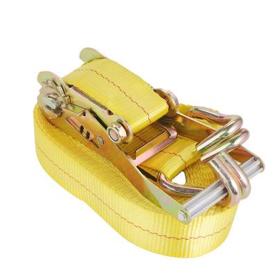 China Doing Cargo Lashing Tie Down Belt Tie Down Ratchet With Hooks, Wear Resistant Lashing Down Ratchet Buckle Tie Down for sale