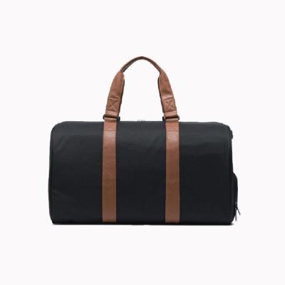 China High quality factory supplier travel bag sports waterproof duffel bag with leather handle for sale