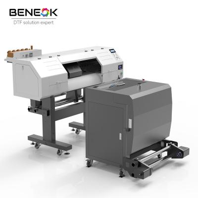 China Apparel And Other Fabrics Beneok PET Transfer Film Fluorescent Digital Transfer Printing Machine 600mm With Automatic Powder Return for sale