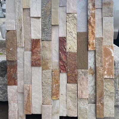 China Decorative Exterior Modern House Wall Cladding Panels Culture Stone for sale