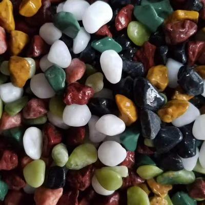 China Modern Colored Sand To Paving Turf Playground Landscaping Cobblestone Walkway Paving Stone for sale