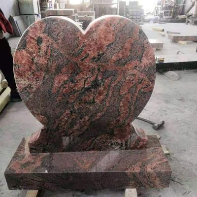 China Modern Cemetery Granite Headstone Marble Resting Soft Cover Angel Wings Monument Tombstone Dirty White for sale