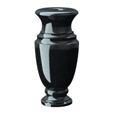 China Modern Polished Black Granite Flower Vases For Headstones Headstones for sale