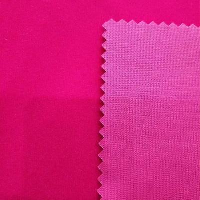 China China Manufacturer Tear-resistant 100% Polyester Flocked Velvet Fabric For Bag for sale